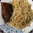 Espaguetis con ajo