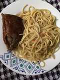Espaguetis con ajo