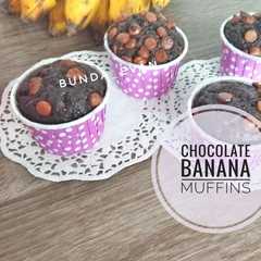 รูปของ Chocolate Banana Muffins