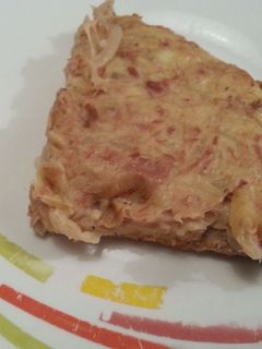 Una foto de Tarta de atún con masa integral