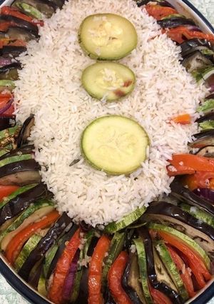 Una foto de Ratatouille diferente con verduras de mí huerta