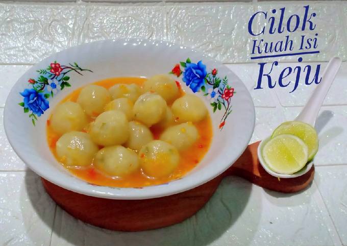 Anti Ribet, Membuat Cilok Kuah Isi Keju Yang Mudah