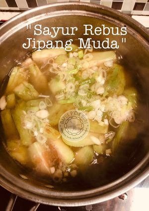 Foto resep Sayur Buah Jipang Muda Rebus simple
