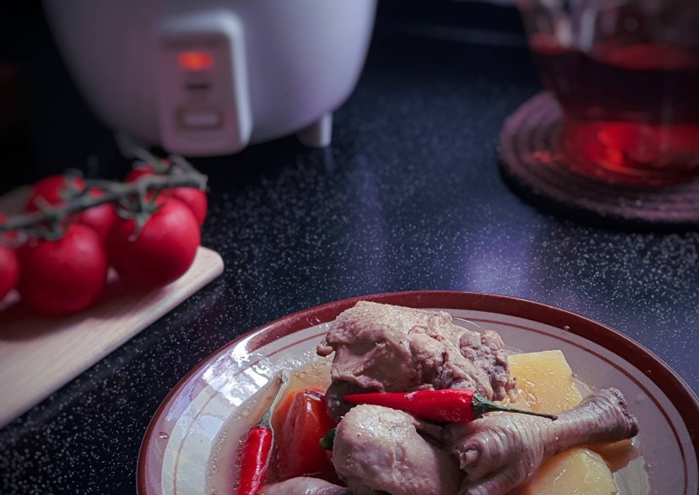 Sop Ayam Tebal dan Lengket