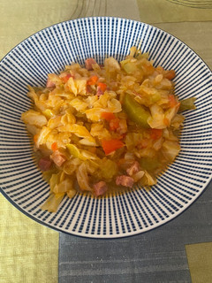 Una foto de Repollo con calabacín en Thermomix