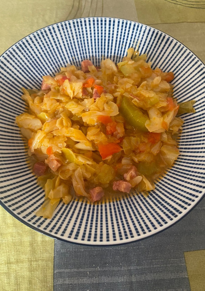 Una foto de Repollo con calabacín en Thermomix