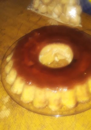 Una foto de Budín de pan fácil