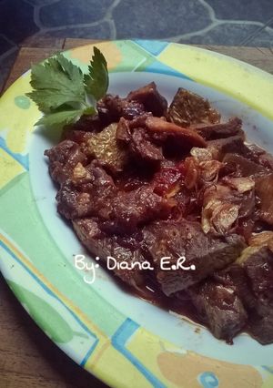 Foto resep Oseng Kecap Jeroan Sapi #KitaBerbagi