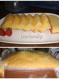 Foto resep Castella tradisional Japanese honey sponge cake (re-cook)