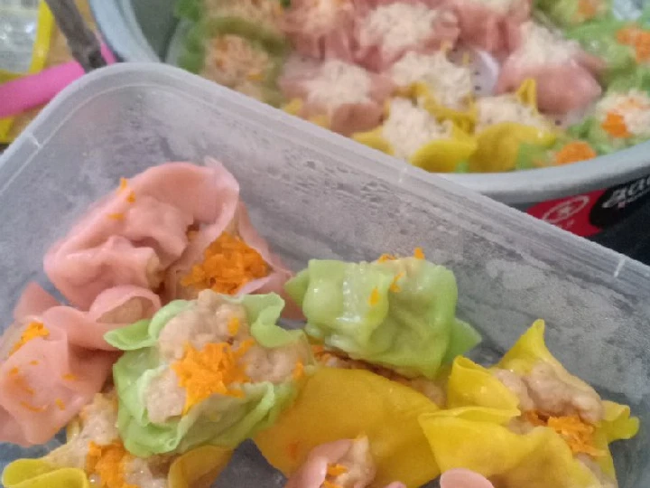 Langkah Gampang Membikin Resep  Dimsum ayam udang yang Enak Banget, Enak Banget