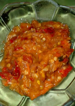 Foto resep Sambal terasi teman sayur bayam
