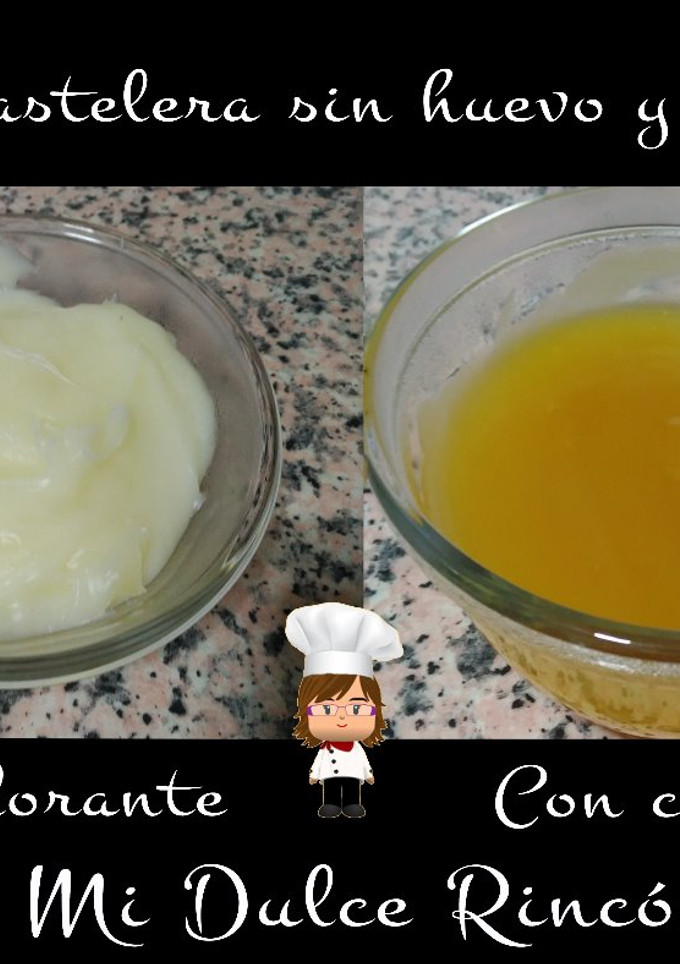 Una foto de Crema pastelera sin huevo y sin leche