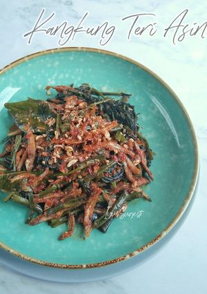 Foto resep Kangkung Teri Asin