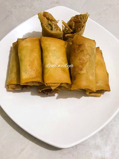 Foto resep Lumpia Isi Ayam Rebung
