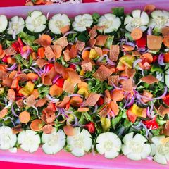 Fatoush Salad A picture of Fatoush Salad.