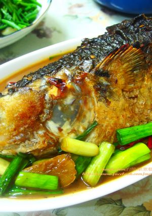 紅燒烏魚 的食譜成品照片