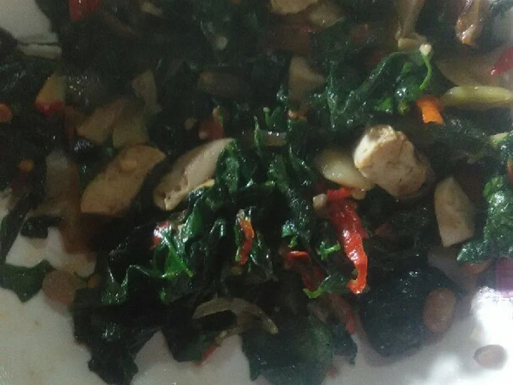 Langkah Gampang Membuat Resep  Tumis daun katuk tahu cina yang Enak, Bikin Ketagihan