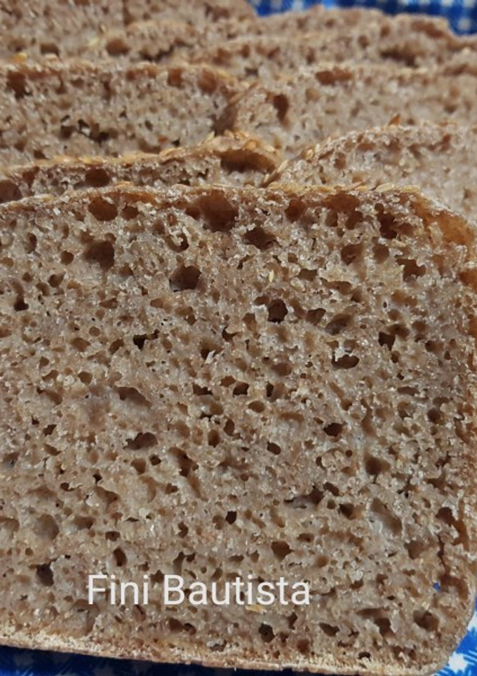 Una foto de Pan de molde integral 100%