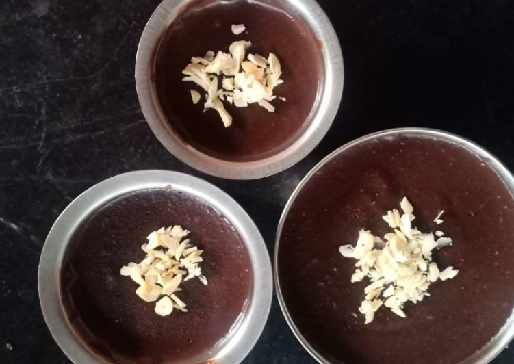 Creamy chocolate pudding