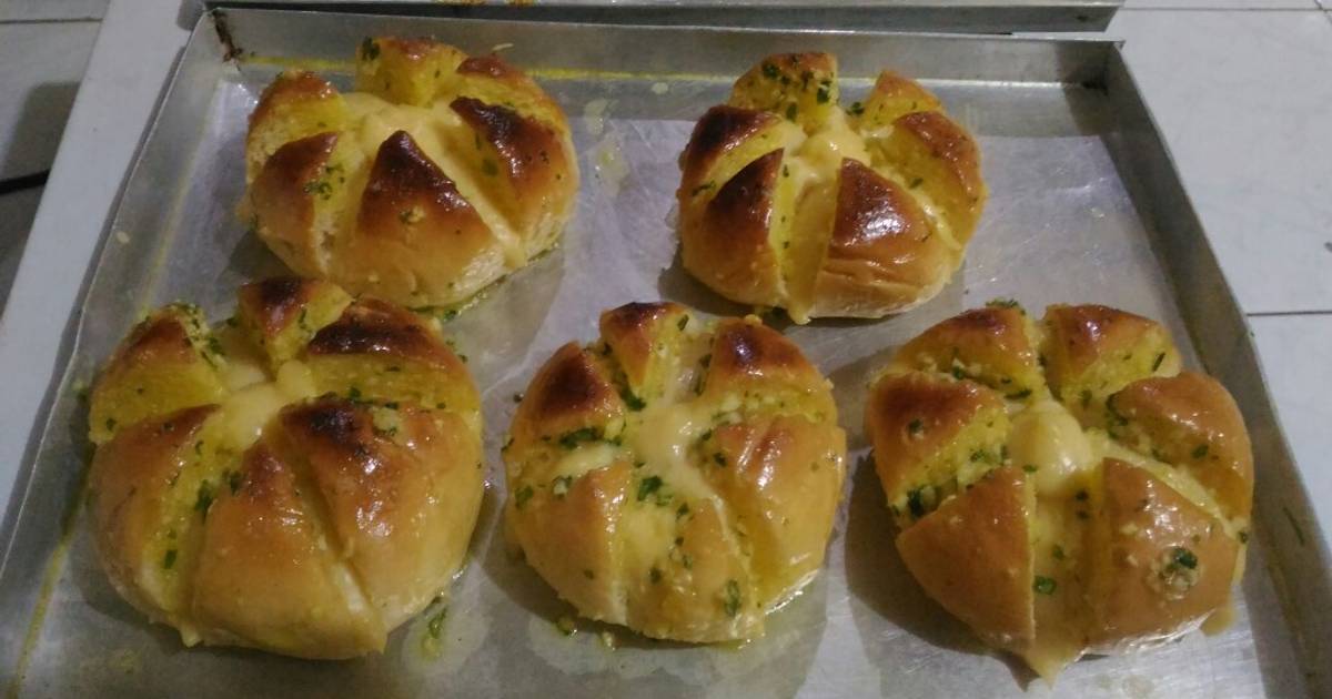 Resep Korean Garlic Cheese Bread Tanpa Cream Cheese oleh Hidayah