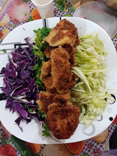 عکسی از دستور شنیسل مرغ
