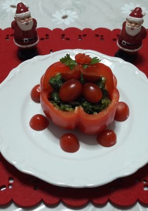 Φωτογραφία της συνταγής Πιπεριά καλαθάκι ♥️