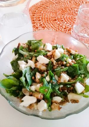 Una foto de Ensalada de Rúcula y Pera