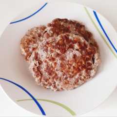 A picture of #630 beef patty simple lauk darurat.