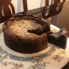 A picture of Gâteau au Chocolat: Delicious French Chocolate Cake (Gluten-free.