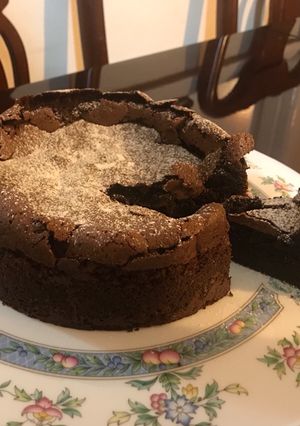 A picture of Gâteau au Chocolat: Delicious French Chocolate Cake (Gluten-free.