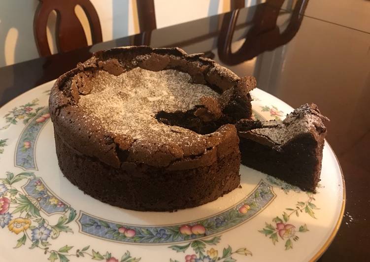 Simple Way to Make Quick Gâteau au Chocolat: Delicious French Chocolate Cake (Gluten-free