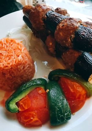 รูปของ อาหารตุรกี Patlıcan Kebabı เคบับมะเขือม่วงโครงการหลวง