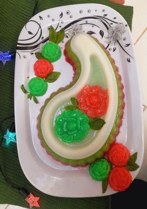 عکسی از دستور ژله بته جقه یلدایی