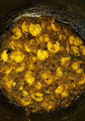 A picture of Prawns gravy.