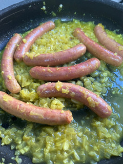 Una foto de Salchichas al curry