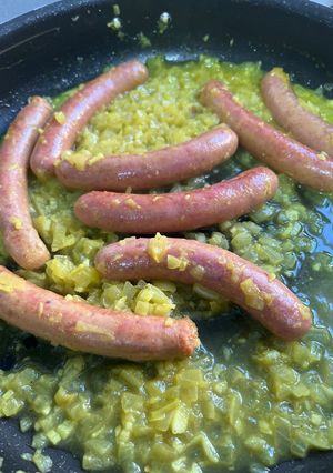 Una foto de Salchichas al curry