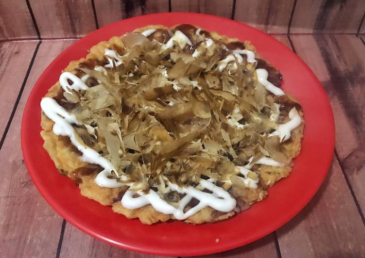 Bagaimana Menyiapkan Okonomiyaki simpel dan enak yang Enak Banget
