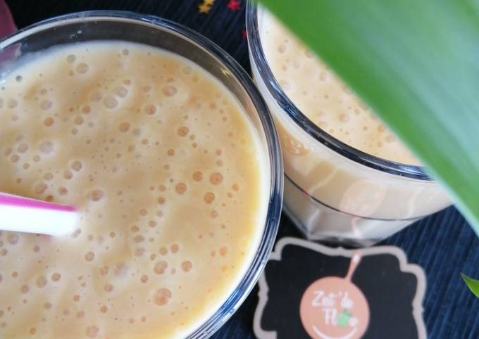 Simple Way to Prepare 🍊Smoothie Abricot Vanille