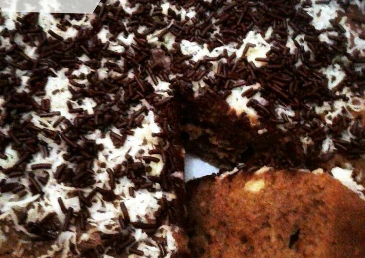 Bolu cokelat milo simple no mixer 🍰