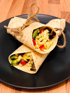 Φωτογραφία της συνταγής Wraps με λαχανικά για πρωινό, σνακ ή βραδινό 🌼