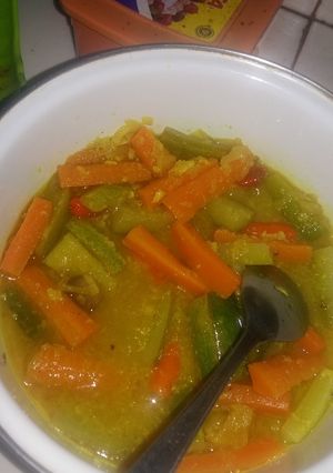 Foto resep Acar kuning simple