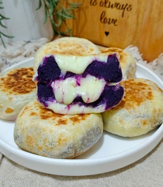 Foto resep Ubi Ungu Mozzarella