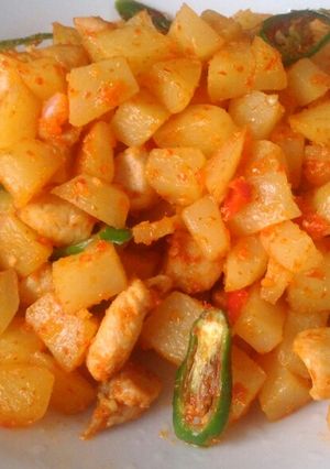 Foto resep Sambel goreng kentang