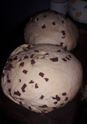 Una foto de Pan saborizado con salame !!