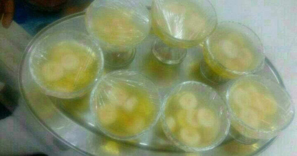Banana in jelly Recipe by mukamijackline Cookpad