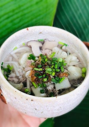Hình của món Mì udon thịt băm -ăn dặm.