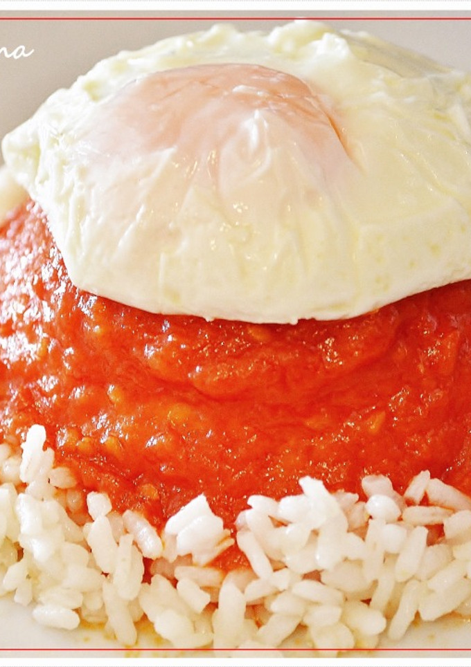Una foto de Arroz a la cubana (Thermomix)