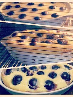 葡萄克拉芙緹clafoutis 的食譜成品照片