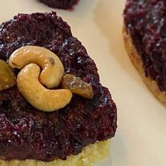 A picture of Beet root Halwa.