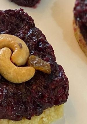 A picture of Beet root Halwa.